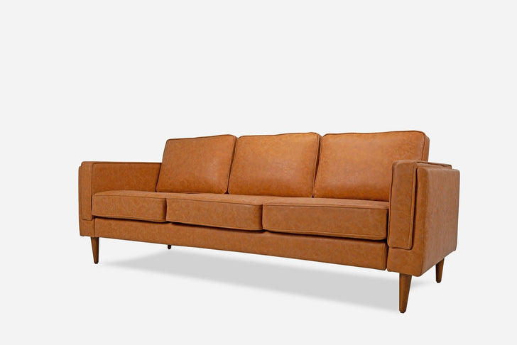 Albany Sofa Vegan Leather Edloe Finch Furniture Co