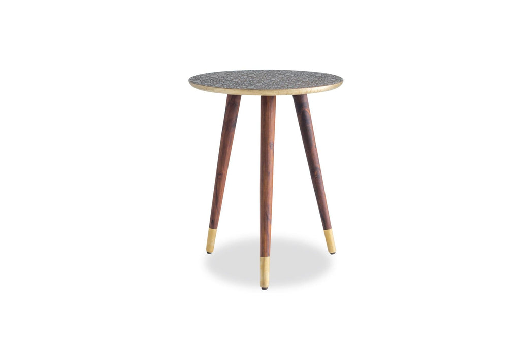 Mira End Table (Brass)
