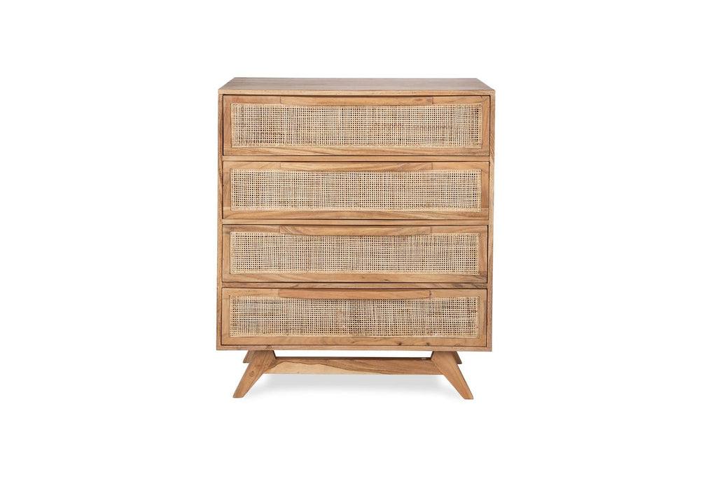 Lyra Rattan Bed - Boho Modern – Edloe Finch Furniture Co.