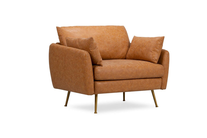 Park Armchair Vegan Leather Gold